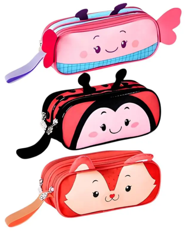 CP24067 - ESTOJO DUPLO INFANTIL - KIDS FEMININO - 3D - CLIO