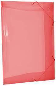 PASTA ABA ELASTICA 5,5 CM PCT C/ 10UN  - VERMELHO - DELLO