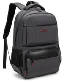HB23H24 - MOCHILA NOTEBOOK - PREMIUM - CABO AÇO - CINZA - + HUB