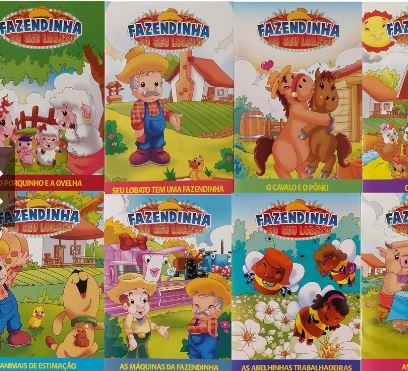 LIVRO DE HISTORINHA PEQUENO -  FAZENDINHA DO SEU LOBATO  - PCT C/ 8 UND - 26339 - BICHO ESPERTO