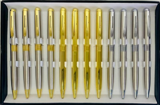 CANETA EXECUTIVA - PREMIUM - CORPO METAL - CX C/ 12 UN - 21924-81 - MOUREJAR