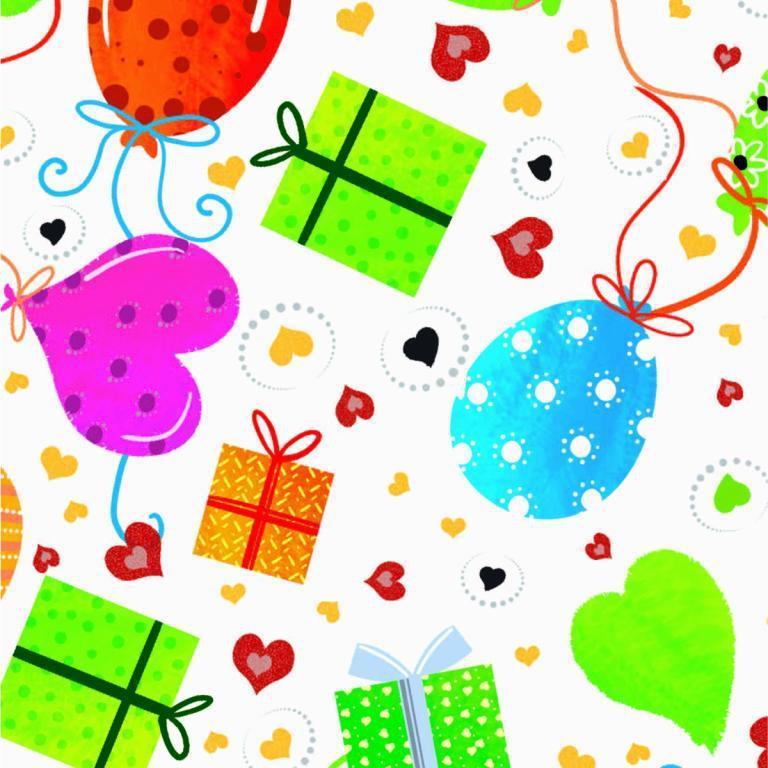 SACO P/ PRESENTES - 50X69 - INFANTIL BALLONS - 1249-136- GALA