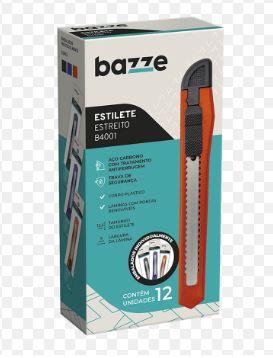 ESTILETE FINO - CX C/ 12 UN - BLISTADO - 614625 - BAZZE TRIS