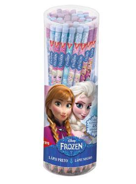 LAPIS PRETO DECORADO - FROZEN - PCT C/ 36 UN - 609911 - TRIS