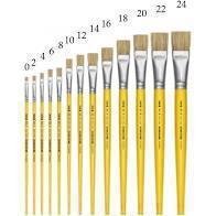 PINCEL ARTISTICOS - CHATO - Nr 16 PCT C/ 6 - 4171 - LEO&LEO