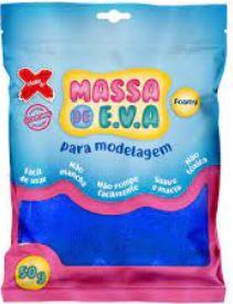 MASSA DE EVA 50G  - AZUL ROYAL - PCT C/ 6UN - 13002 - MAKE+