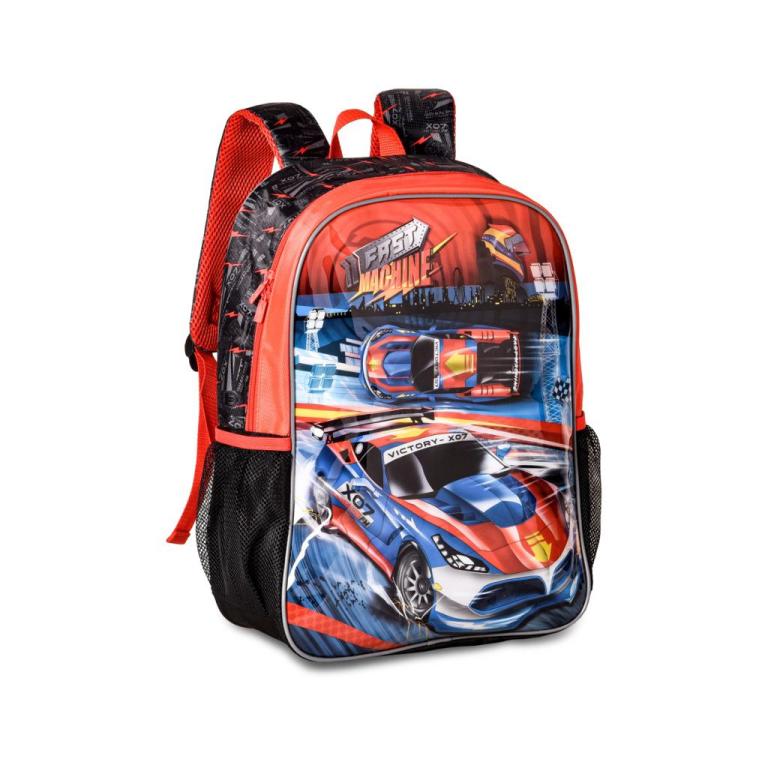 3467 - MOCHILA INANTIL COSTAS - FAST MACHINE - CLIO