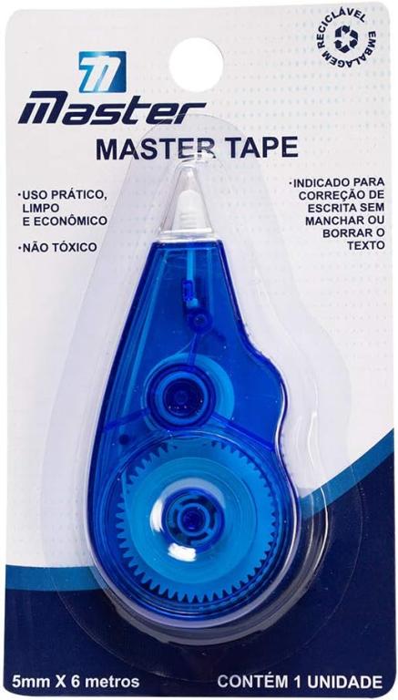 FITA CORRETIVA 6 MTS - COLORIDA SORTIDA - Pct 12 X 1 - OFCO56X - MASTER