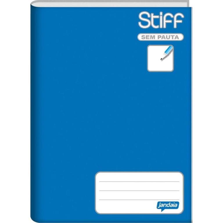CADERNO BROCHURAO ( BORRADOR ) S/ PALTA CD 96FLS - PCT C/05 - AZUL - 55295-55 - JANDAIA