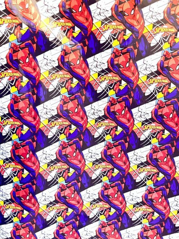 PLASTICO ADESIVO - SPIDER MAN -  INFANTIL DISNEY - 10 MTS -  UN - 223.53.772 - VMP