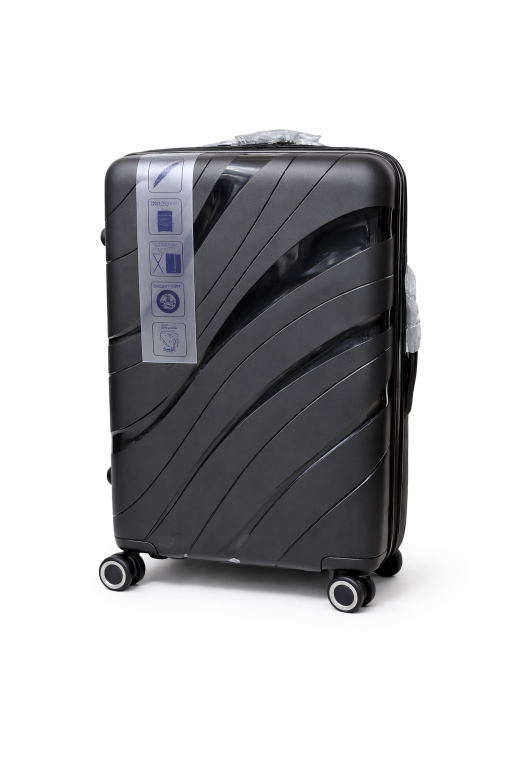 MALA MEDIA 360 24" - POLIPROPILENO - GIRO 360 - MEDIO - PRETO