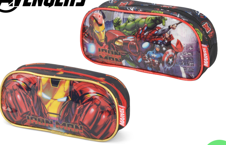 39564 - ESTOJO 1 ZIPER - IRON MAN - UN - LUXEL