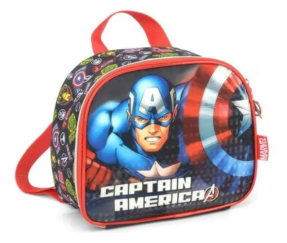 39553 - LANCHEIRA PREMIUM - CAPITAO AMERICA - UN - LUXEL