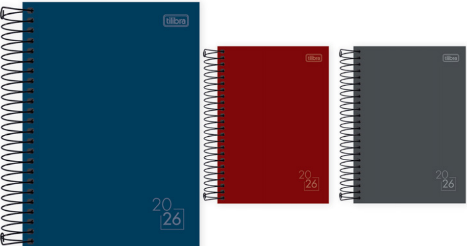 AGENDA 2026 - 14x20cm -PCT C/5 - SPICE ESPIRAL CORES - 354953 - TILIBRA