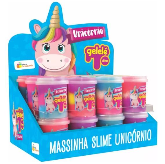 SLIME GELELE - UNICORNIO 152g - PCT C/ 12UN - COLOR SOFT SORTIDAS - 3491 - GELELE