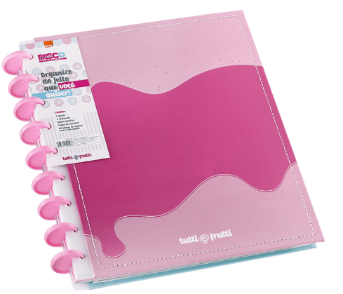 CADERNO INTELIGENTE COLEGIAL 80FLS - TUTTI-FRUTTI - UN - CD1007 - BRW