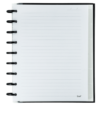 CADERNO INTELIGENTE UNIVERSITARIO 80FLS - BLACK - UN - CD1008 - BRW