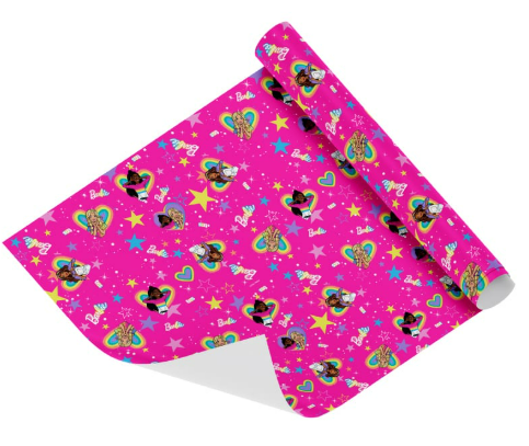 PLASTICO ADESIVO - INFANTIL FEMININO - BARBIE - 10 MTS - 905789 - TRIS