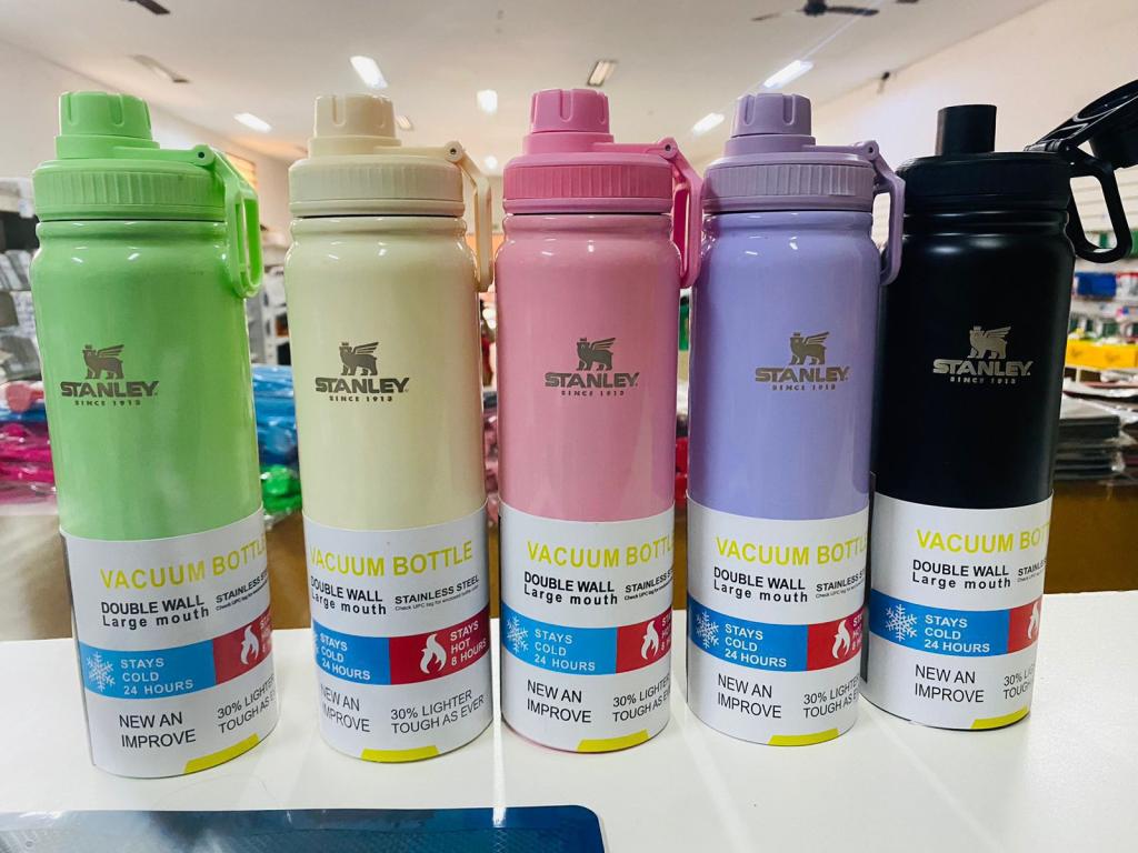GARRAFA TERMICA 800ML - TOP PREMIUM - MODELO STANLEY - CORES SORTIDAS - RYALCE