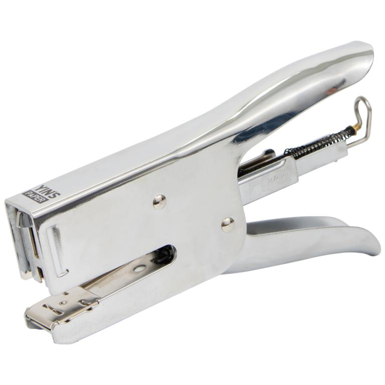 GRAMPEADOR METAL CROMADO - TIPO RAPID - TIPO ALICATE - 30 FLS - YP7158 - YINS