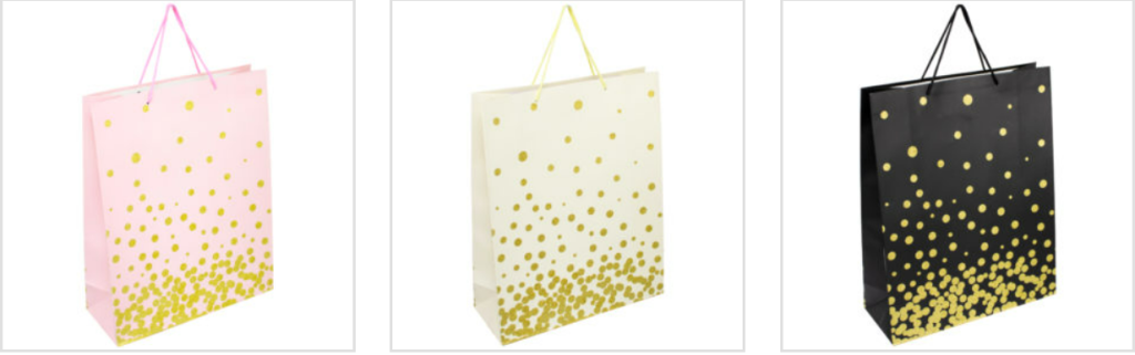 SACOLA DE PRESENTE GRANDE 31x40x12cm - POA SORTIDA - PCT C/12UN - YP7236 - YINS PAPER