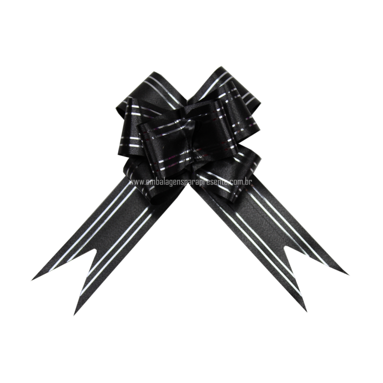 LACO FACIL 45mm - PRETO  10 UN - PCT C/ 6 YINS PAPER