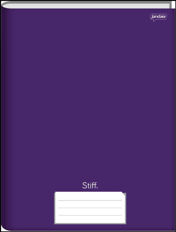 CADERNO BROCHURAO 48FLS - PCT C/ 10UN - ROXO - 75280 -77 - STIFF - JANDAIA
