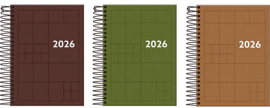 AGENDA 2026 - 12x17cm - PCT C/4 - COMPACTA COLOR ESPIRAL - 53.7689-0 - FORONI