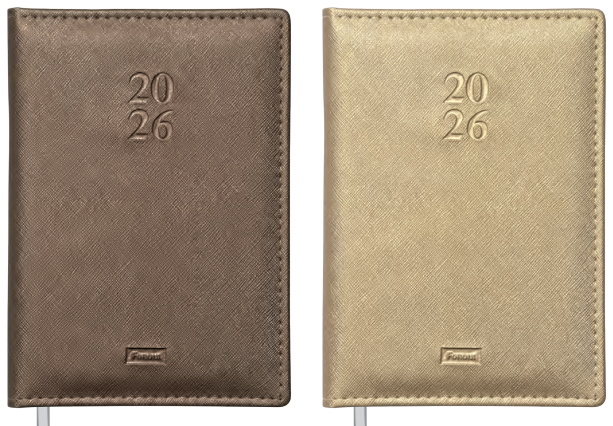 AGENDA 2026 - COURINO ESPUMADA - 13x19cm - PCT C/ 5UN - CAPRI STARS - 7984-8 - FORONI