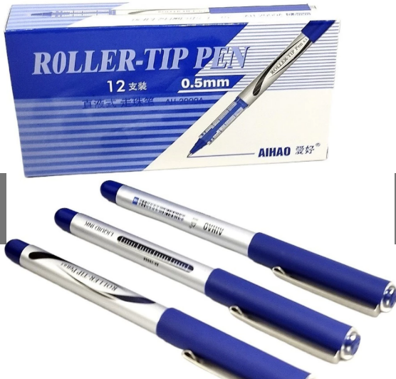 CANETA ROLLER GEL - PREMIUM - CX C/ 12UN - AH-2000A - AZUL - MOUREJAR