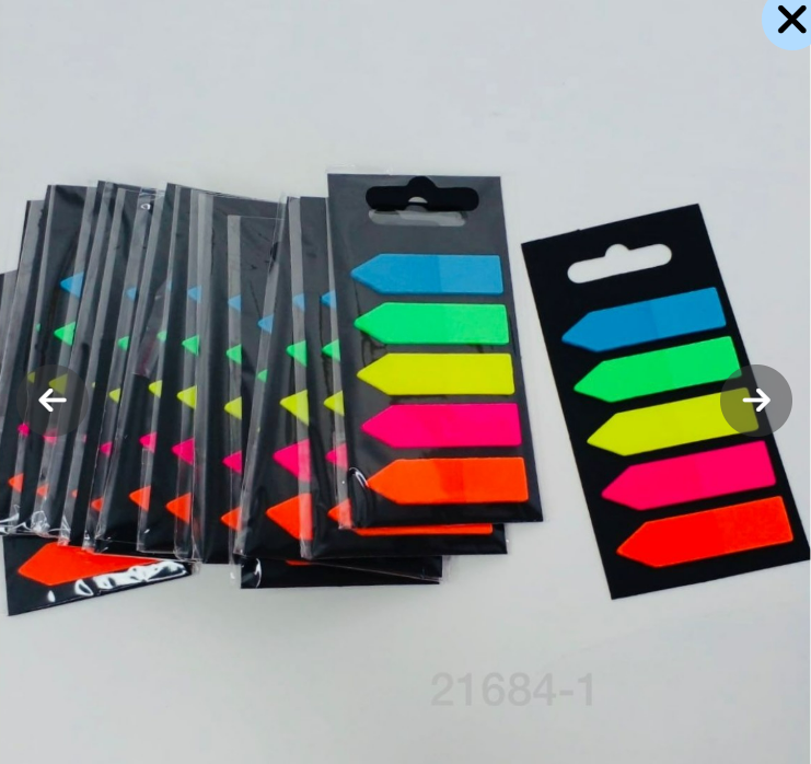 ASSINE AQUI NEON - 5 CORES SETA - ( MARCADOR DE PAGINA)- PCT C/12 UN - MJ21684- MOUREJAR