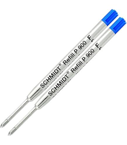 CARGA P/ CANETA EXECUTIVAS CORPO GROSSO - PCT C/10UN - AZUL MJ12-53- MOUREJAR