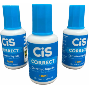 CORRETIVO LIQUIDO PINCEL - 18ml - CX C/ 12 - 4.1120 - CIS