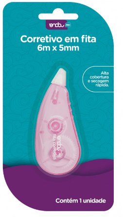 FITA CORRETIVA 6 MTS - Pct 12 X 1 - COLORIDA PASTEL - 4513043 - ONDA