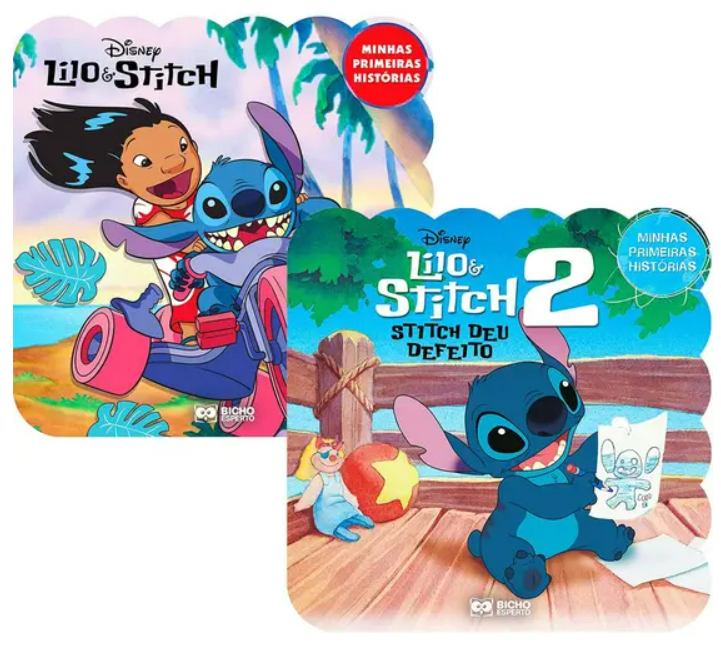LIVRO MINHAS 1 HISTORIAS - DISNEY - PCT C/10 - STICTH - BICHO ESPERTO