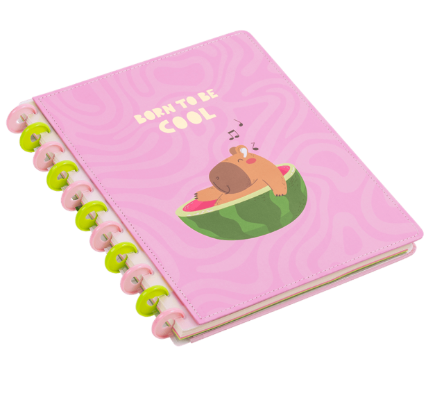 CADERNO INTELIGENTE UNIVERSITARIO 80FLS -  CAPIVARA - UN - CD1012 - BRW