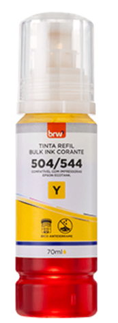TINTA REFIL PARA EPSON - 544/504 - YELLOW/AMARELA - 70ml - UN - TR5443 - BRW