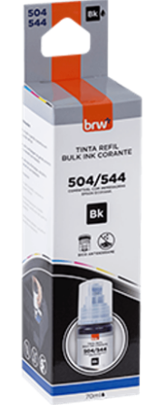 TINTA REFIL PARA EPSON - 544/504 - BLACK /PRETA - 70ml - UN - TR5444 - BRW