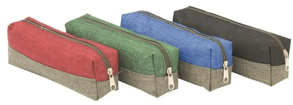 27366 - ESTOJO 1 ZIPER - CORES SORTIDAS - DUAL COLOR - PCT C/12 - YINS