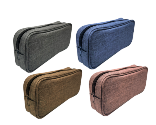 27470 - ESTOJO 1 ZIPER - LONA MASCULINO - SORTIDO - PCT C/12 - YINS