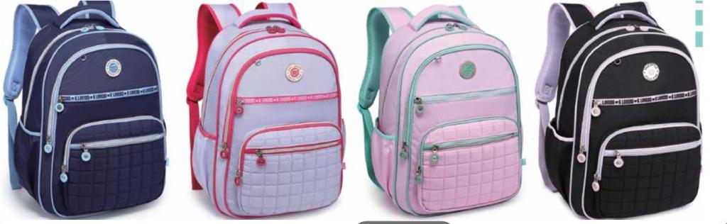 2616 - MOCHILA FEMININA KIKA - BORDADA CORES SORTIDAS - KIKA