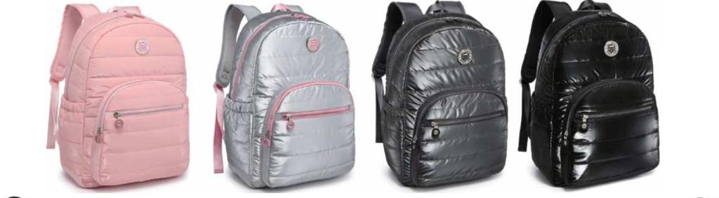 2628 - MOCHILA FEMININA KIKA - PREMIUM CORES SORTIDAS - KIKA