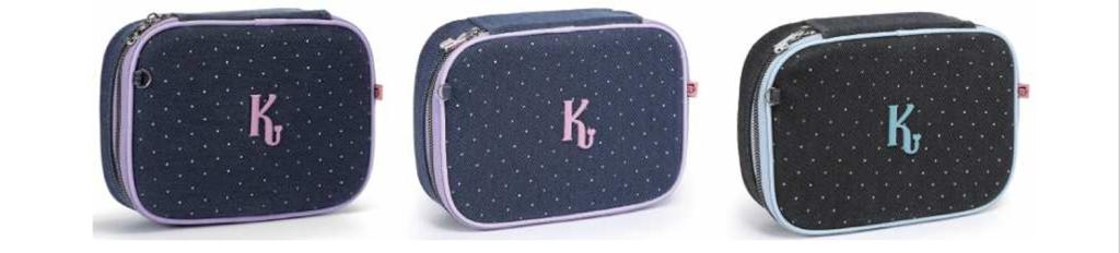 2646 - ESTOJO BOX - 100 LAPIS -  JEANS SORTIDO - KIKA