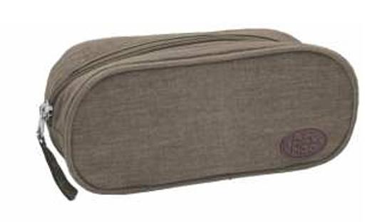 25441 MR - ESTOJO SIMPLES - LONA MARROM - PACK N GO