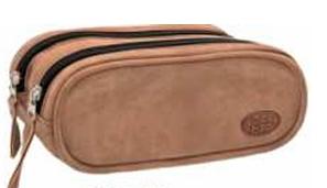 25432 MR - ESTOJO DUPLO - CAMURCA MARROM - PACK N GO