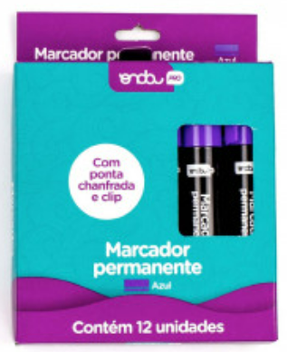MARCADOR PERMANENTE - AZUL - CX C/ 12 UN - 4911014 - ONDA
