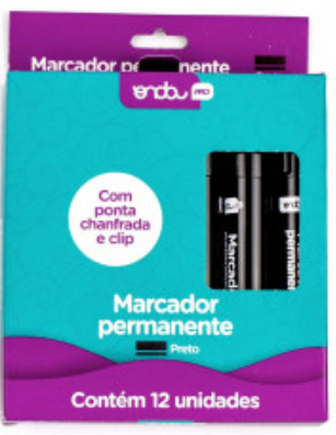 MARCADOR PERMANENTE - PRETO - CX C/ 12 UN - 4911028 - ONDA