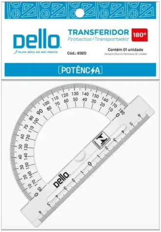TRANSFERIDOR 180 CRISTAL - POTENCIA  - REFORÇADA PCT C/ 10UN - 8321.H.0200 - DELLO