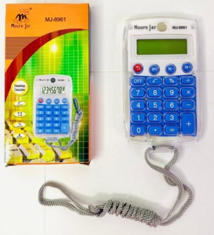 CALCULADORA MJ8961 - CORDINHA - COLOR - MJ8961 - MOUREJAR