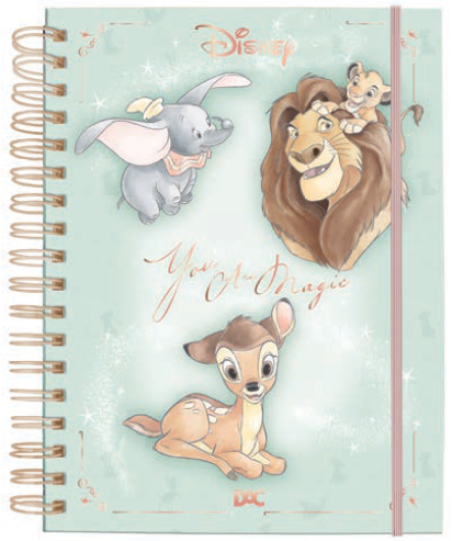 CADERNO INTELIGENTE UNIVERSITARIO - MIOLO DECORADO - DISNEY CLASSICOS - UN - 5477 - DAC